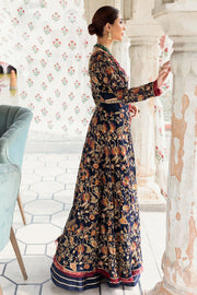 Midnight Blue Embroidered Pakistani Pishwas Eid Dress 2023