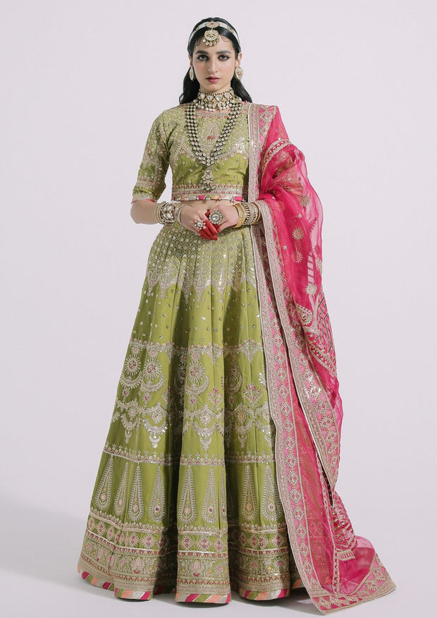 Mint Green Lehenga Choli for Indian Bridal Wear