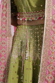 Mint Green Lehenga Choli for Indian Wedding Wear 2022