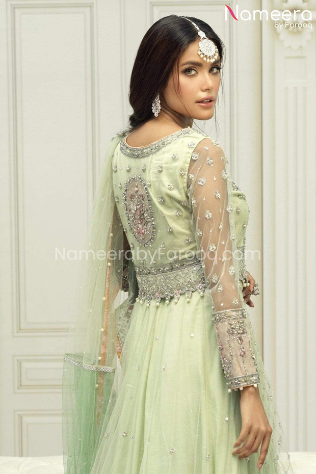 Mint Green Lehenga