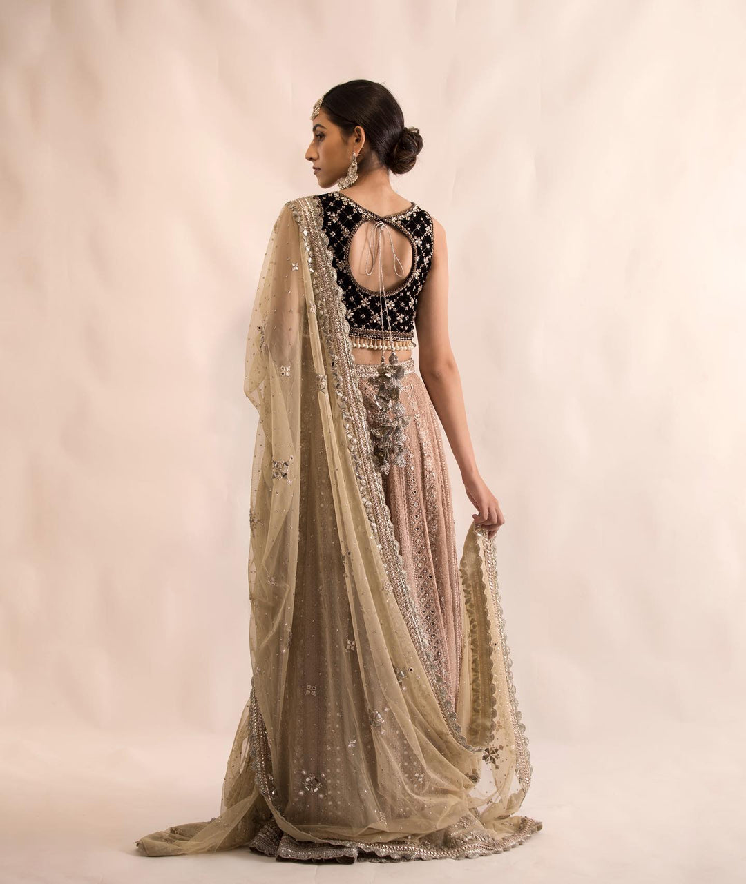 Elegant Royal Mirror Work Bridal Lehenga Choli