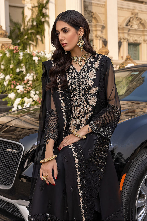Modern Salwar Kameez in Trendy Black Color Latest