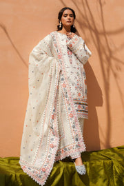 Multi Floral Embroidered Pakistani Kameez Salwar Suit with Dupatta
