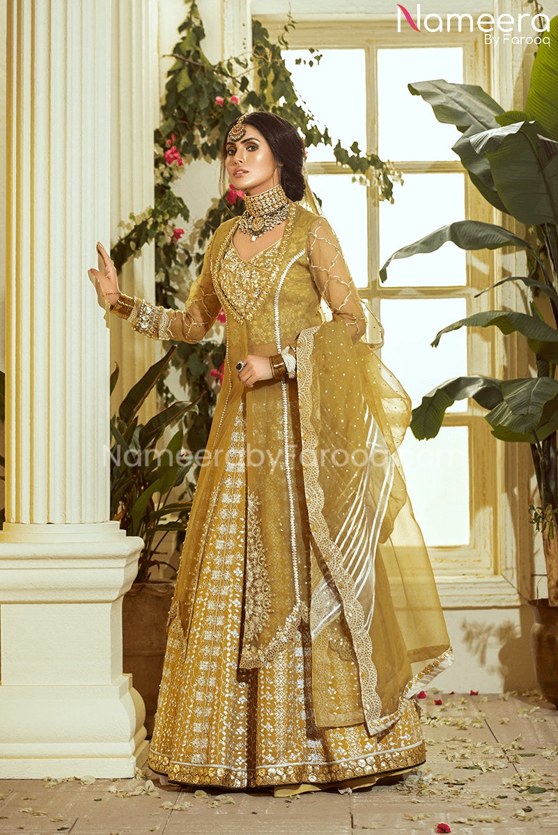 Mustard Lehenga
