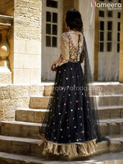 Navy Blue Bridal Dress Pakistani