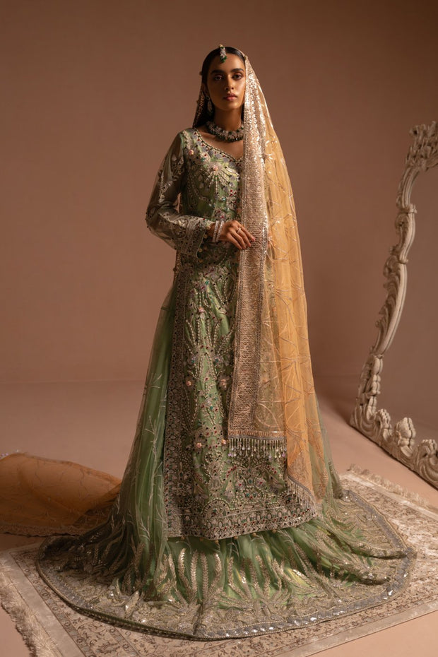 Net Embroidered Lehnga for Wedding