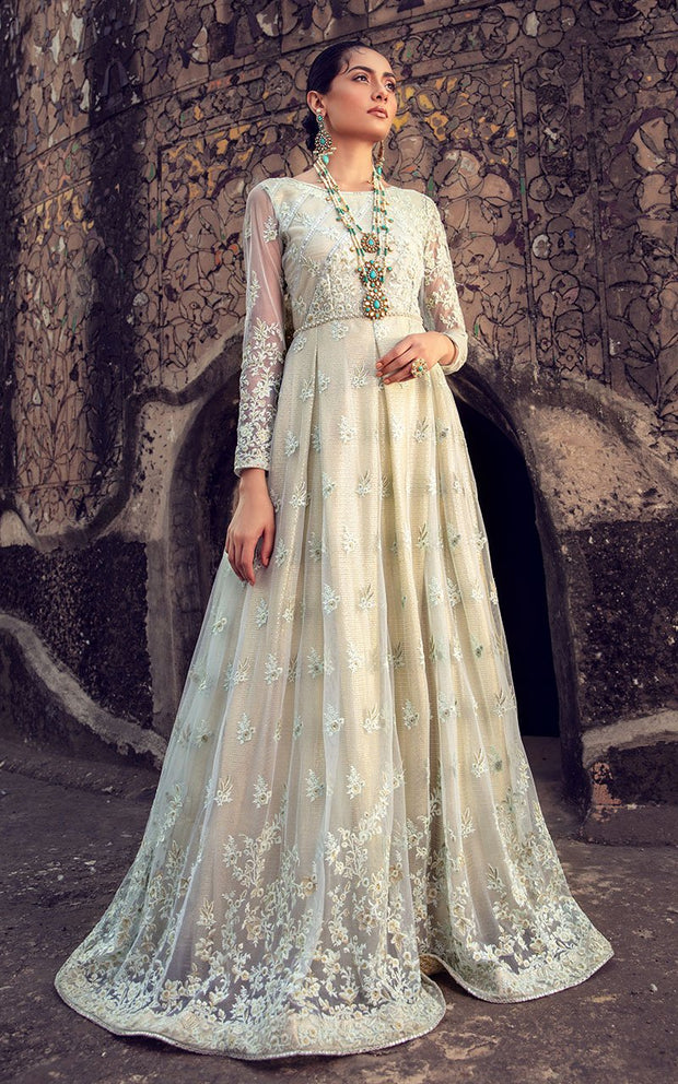Buy Net Embroidered Maxi for Wedding Party Online Nameera by Farooq Buy Net Embroidered Maxi for Wedding Party Online Nameera by Farooq