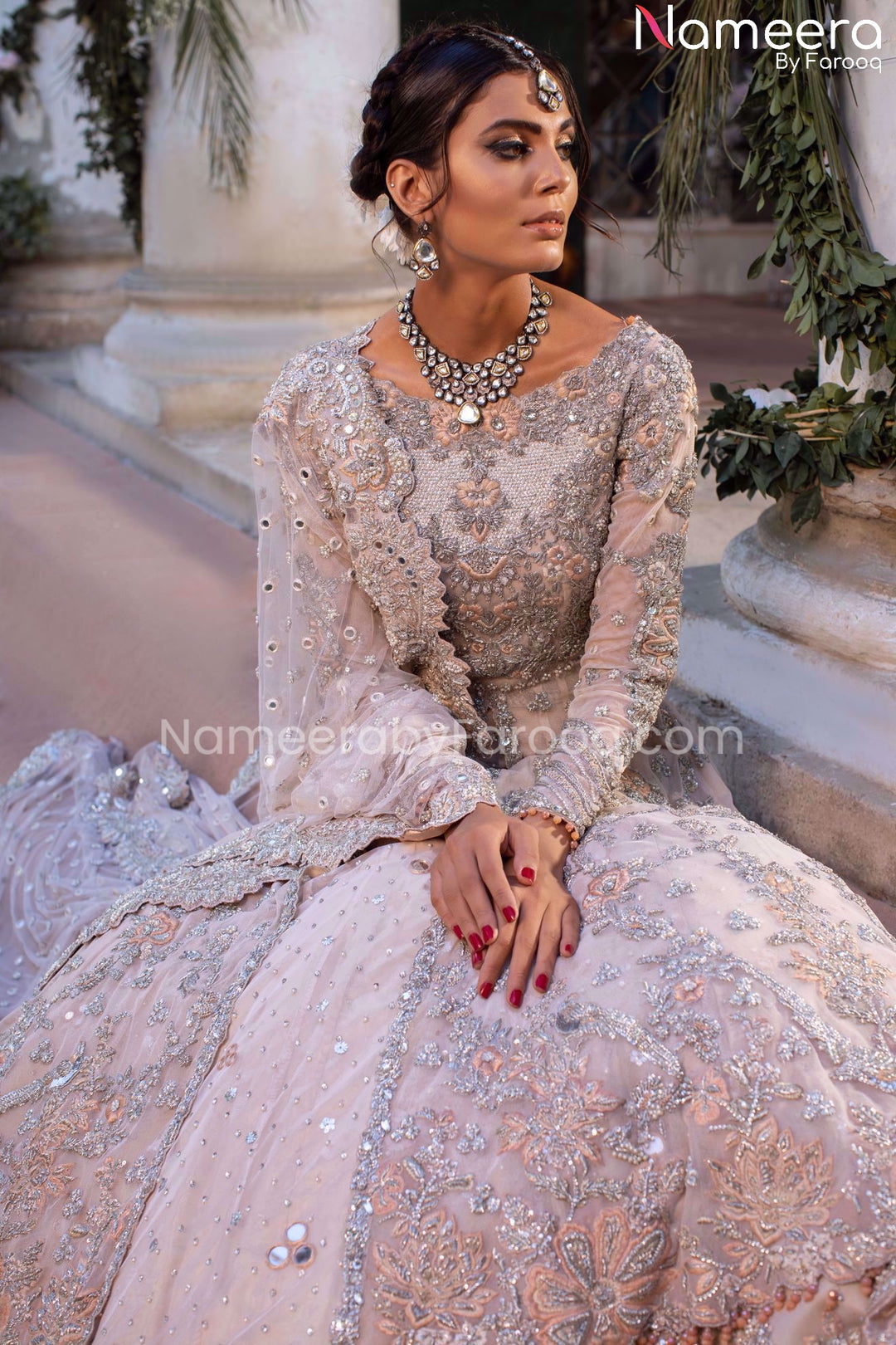 Net Gown Pakistani