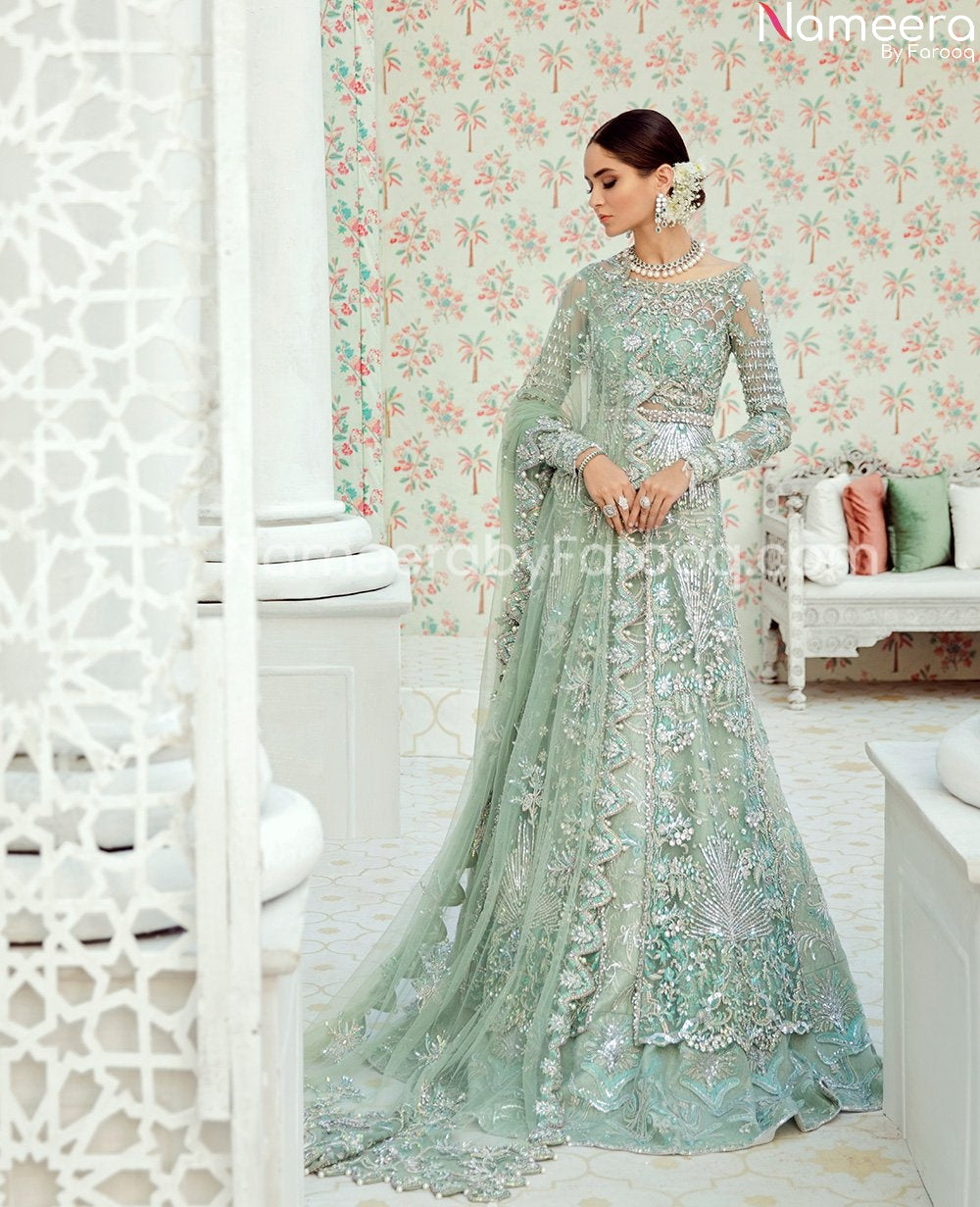 Net Gown Pakistani 