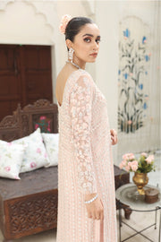 Net Kameez Trouser Pakistani Pink Dress for Wedding
