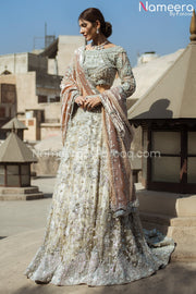 Net Lehenga Choli with Dupatta