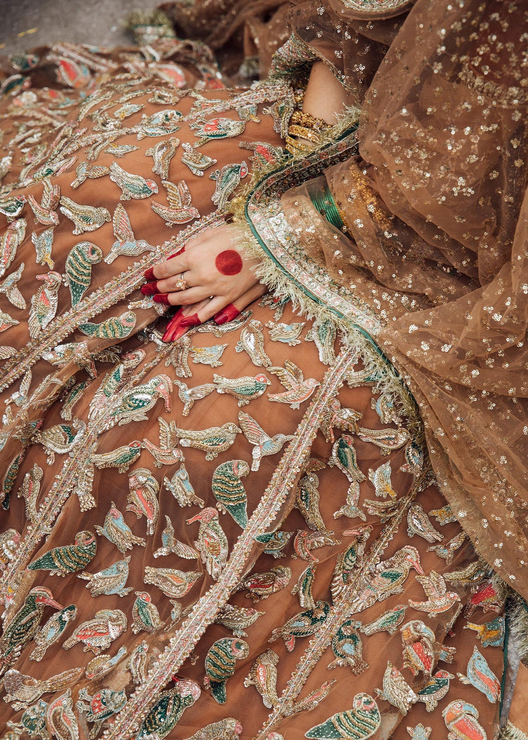 Exquisite Pakistani Bridal Lehenga and Choli Dress