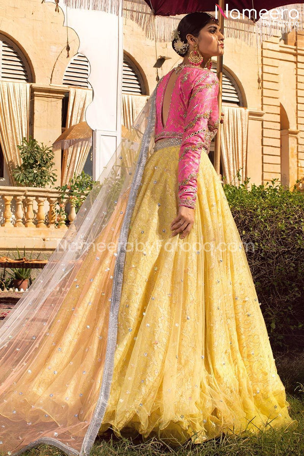 Net Lehenga for Bride