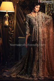 Net Lehenga with Peplum