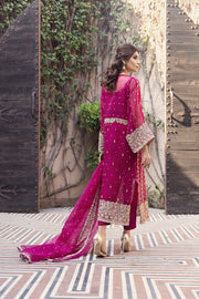 Net Pink Salwar Kameez Pakistani Wedding Dress