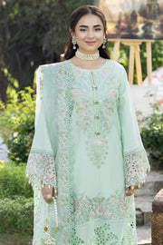 New Embroidered Mint Green Kameez Trousers Pakistani Party Dress 2023