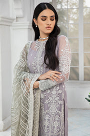 New Grey Pakistani Embroidered Kurti with Sharara Party Wear