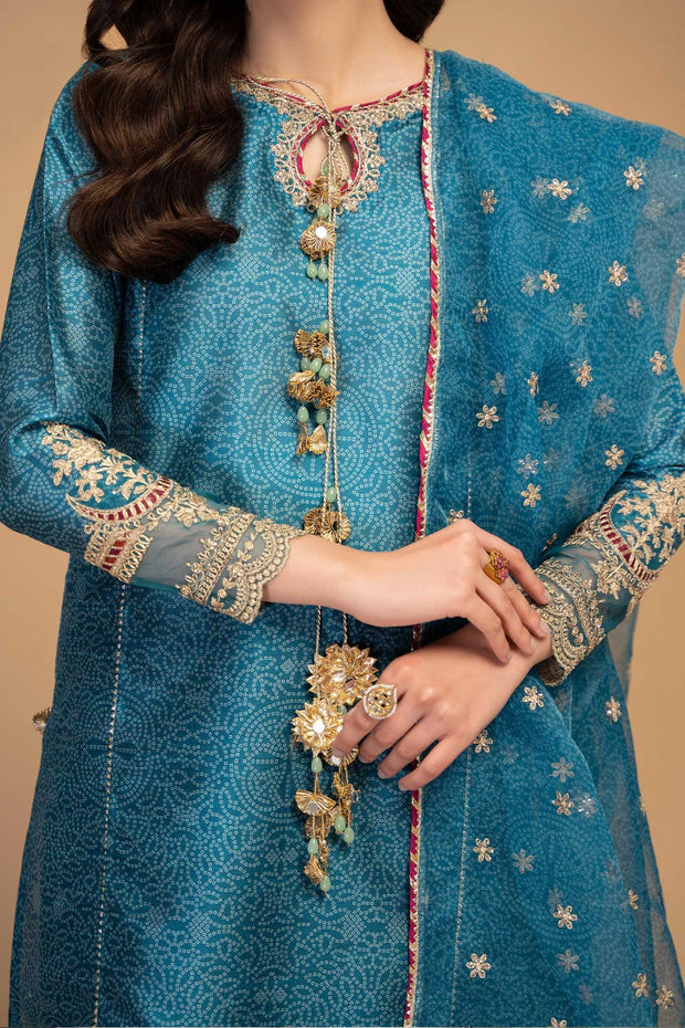 New vMaria B Sea Green Traditional Pakistani Kameez Salwar Suit Party Wear 2023