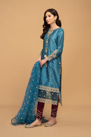 New Maria B Sea Green Traditional Pakistani Kameez Salwar Suit Party Wear