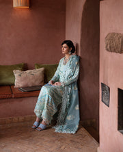 New Mint Green Heavily embellished Pakistani Kameez Salwar Suit