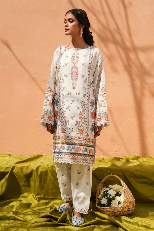 New Multi Floral Embroidered Pakistani Kameez Salwar Suit with Dupatta 2023