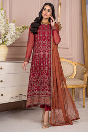 New Red Pakistani Long Kameez Capri Party wear