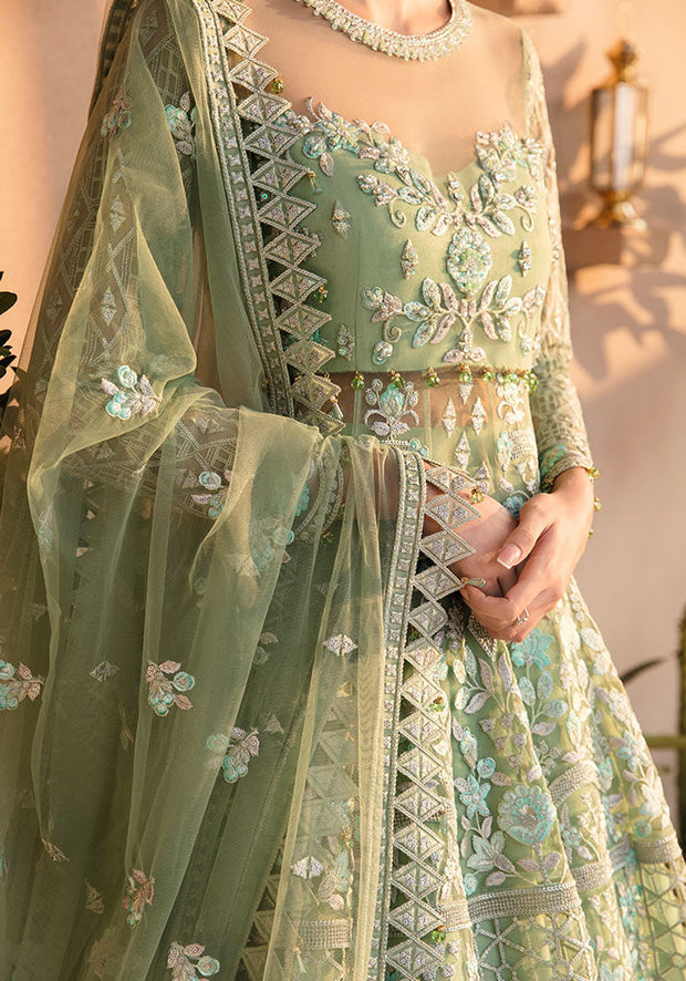 New Royal Pakistani Embroidered Pishwas Wedding Lehenga Party Wear