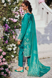 New Sea Green Kameez Trousers with Dupatta Pakistani Eid Dress 2023