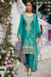 New Sea Green Kameez Trousers with Dupatta Pakistani Eid Dress