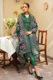 New Traditional Green Embroidered Pakistani Kameez Salwar Suit 2023