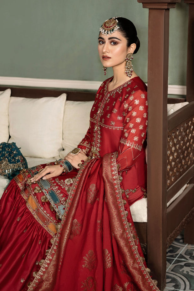 New Traditional Pakistani Kurti and Gharara Wedding Party Dress