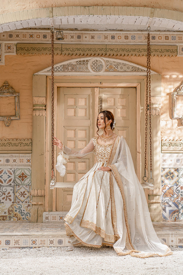 White Sharara Dress For Nikkah Nikkah Dress In Pishwas Frock Dupatta And Sharara Style LARGE White Sharara Dress For Nikkah Nikkah Dress In Pishwas Frock Dupatta And Sharara Style LARGE