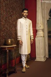 off-white sherwani