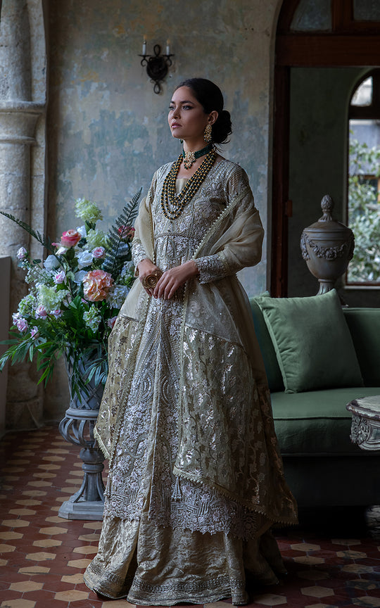 Off White Bridal Lehenga
