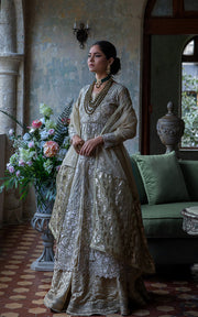 Off White Bridal Lehenga