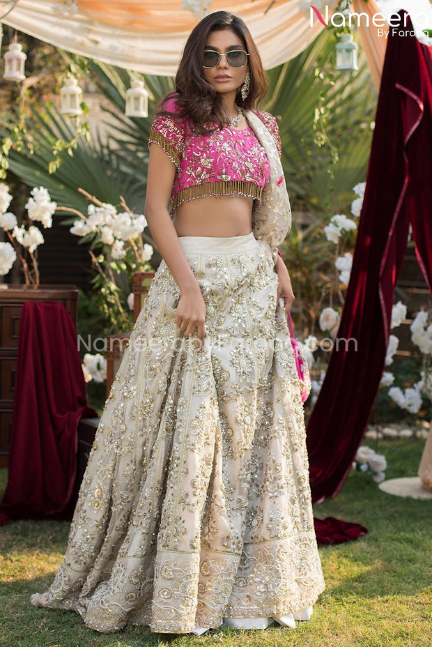 Off White Lehenga