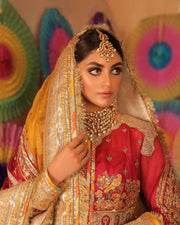 Open Jacket Lehenga Pink Pakistani Bridal Dress