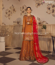 orange kameez