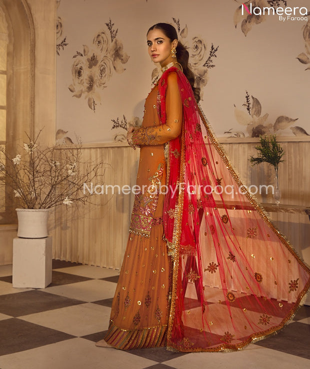 orange kameez 2021