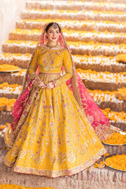 Orange Lehenga Choli Bridal Pakistani Wedding Dresses