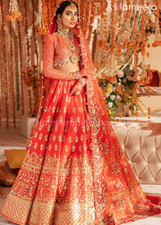 Orange Lehenga Choli