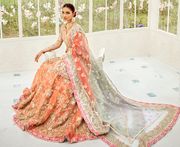 Orange Lehenga Shirt