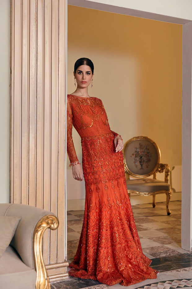 Orange Maxi Dress