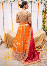 Orange Pink Lehenga 