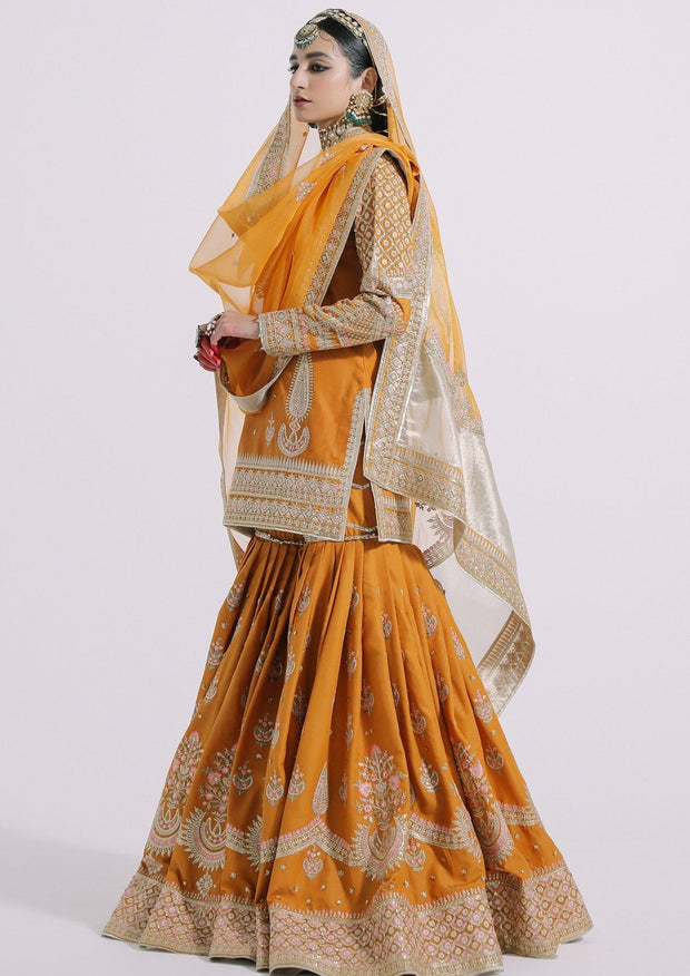Orange Sharara Dress 
