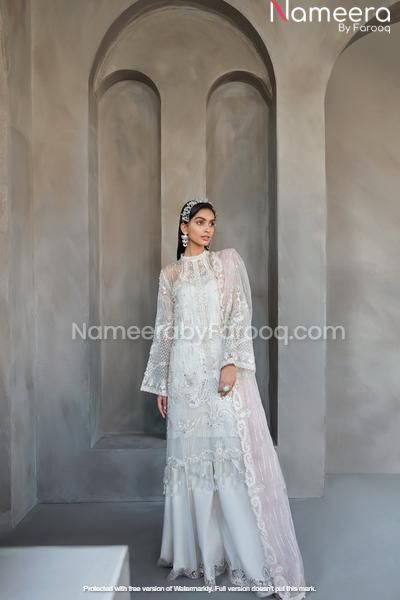 Organza Dress Design in Gown for Wedding Wear