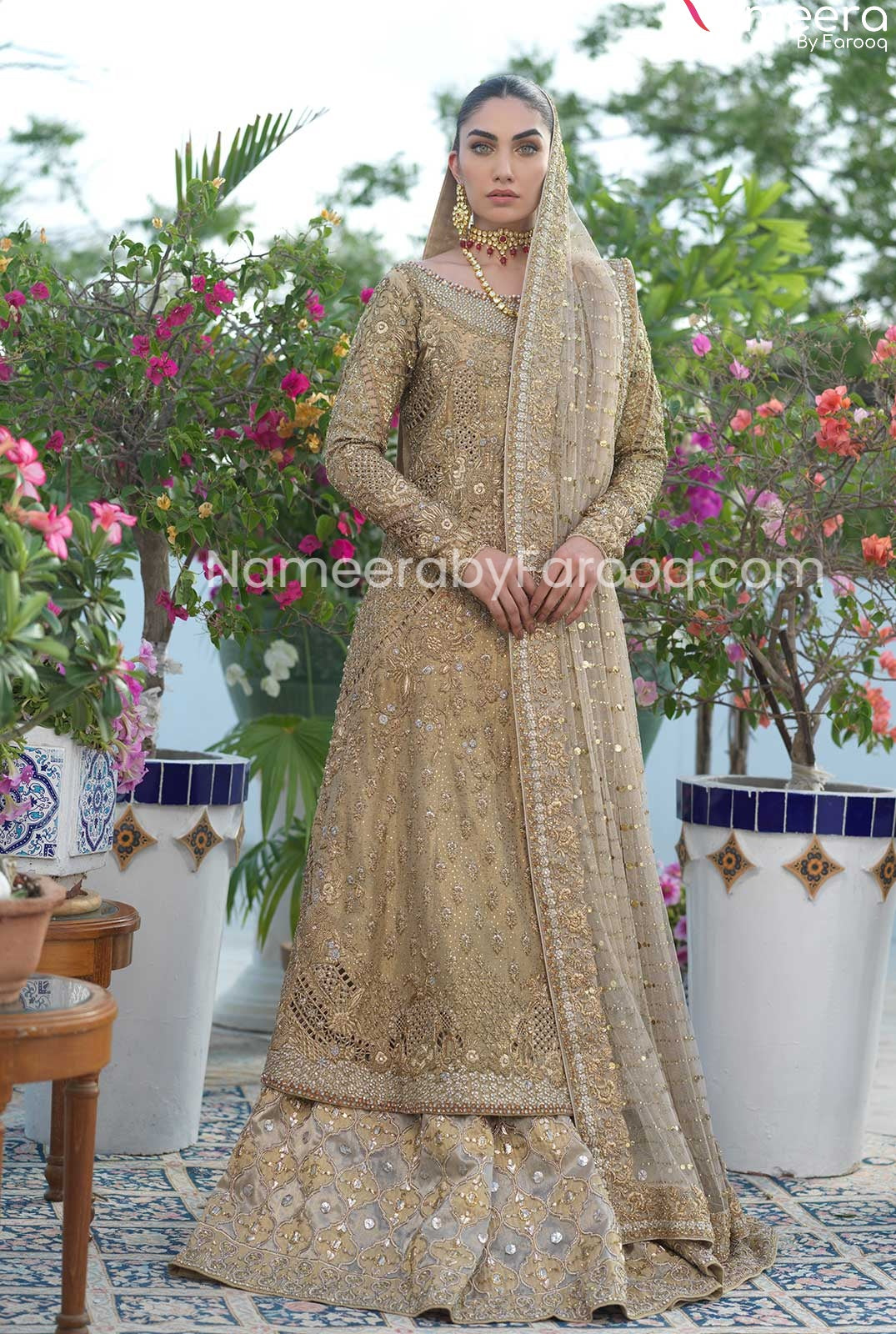 Organza Wedding Dress Pakistani