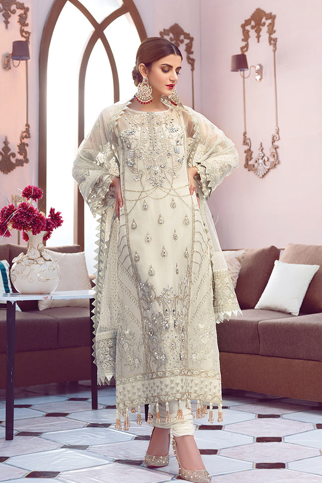 Organza embroidered dress with threads and crystals SMALL Organza embroidered dress with threads and crystals SMALL