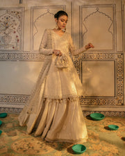 Pakistani Angrakha with Sharara and Dupatta Online