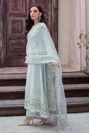 Pakistani Aqua Silk Salwar Kameez Ladies Party Dress 2022